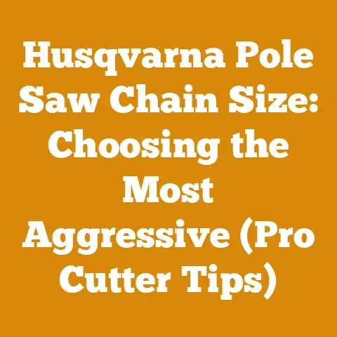 Husqvarna Pole Saw Chain Size: Choosing the Most Aggressive (Pro Cutter Tips)