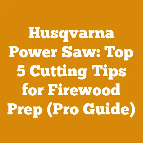 Husqvarna Power Saw: Top 5 Cutting Tips for Firewood Prep (Pro Guide)