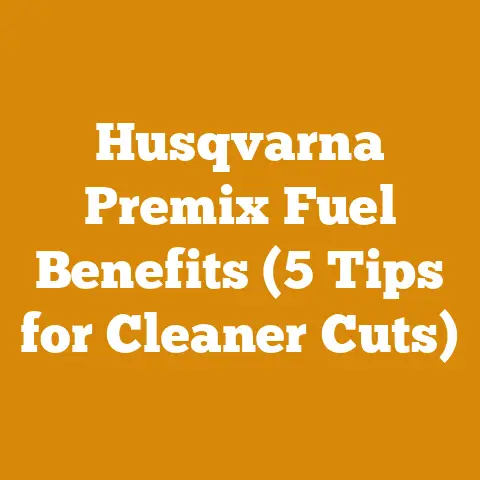 Husqvarna Premix Fuel Benefits (5 Tips for Cleaner Cuts)