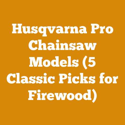 Husqvarna Pro Chainsaw Models (5 Classic Picks for Firewood)