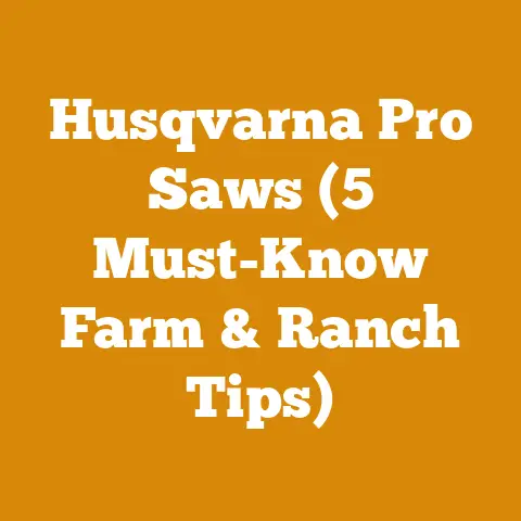 Husqvarna Pro Saws (5 Must-Know Farm & Ranch Tips)