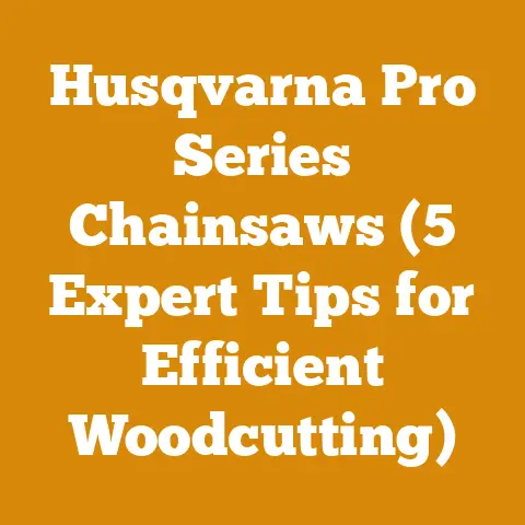 Husqvarna Pro Series Chainsaws (5 Expert Tips for Efficient Woodcutting)