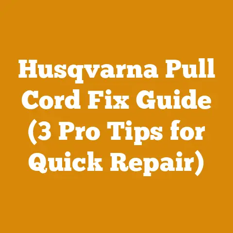 Husqvarna Pull Cord Fix Guide (3 Pro Tips for Quick Repair)