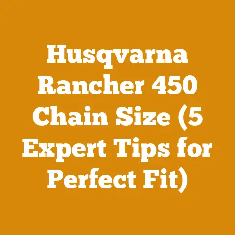 Husqvarna Rancher 450 Chain Size (5 Expert Tips for Perfect Fit)