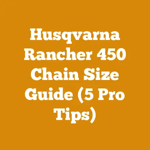 Husqvarna Rancher 450 Chain Size Guide (5 Pro Tips)