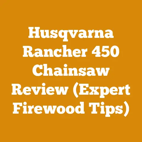 Husqvarna Rancher 450 Chainsaw Review (Expert Firewood Tips)
