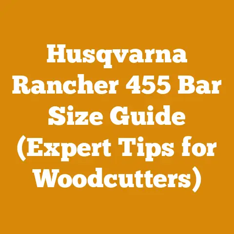 Husqvarna Rancher 455 Bar Size Guide (Expert Tips for Woodcutters)