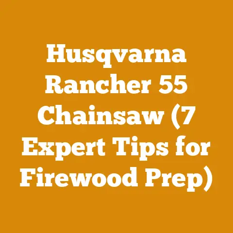 Husqvarna Rancher 55 Chainsaw (7 Expert Tips for Firewood Prep)