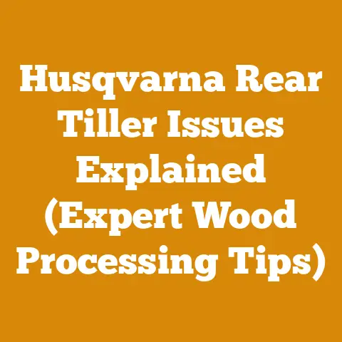 Husqvarna Rear Tiller Issues Explained (Expert Wood Processing Tips)