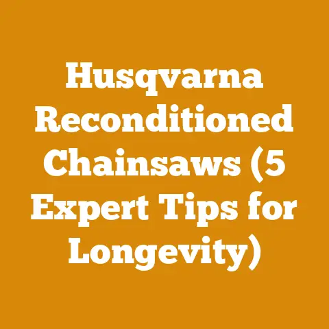 Husqvarna Reconditioned Chainsaws (5 Expert Tips for Longevity)