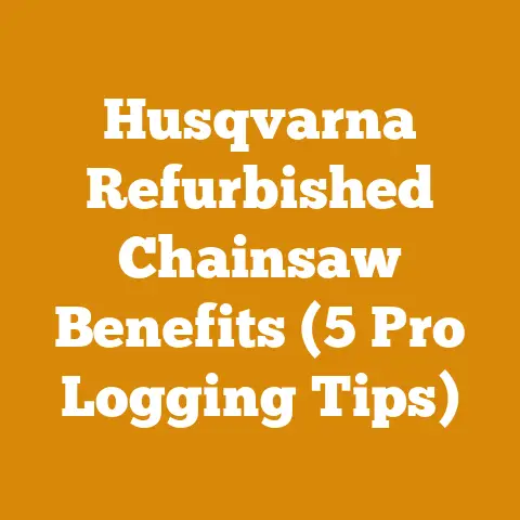 Husqvarna Refurbished Chainsaw Benefits (5 Pro Logging Tips)