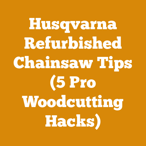 Husqvarna Refurbished Chainsaw Tips (5 Pro Woodcutting Hacks)