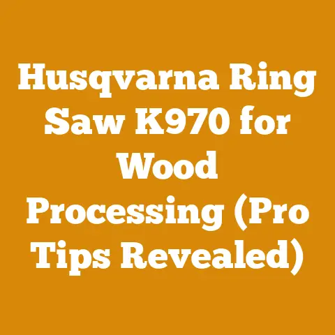 Husqvarna Ring Saw K970 for Wood Processing (Pro Tips Revealed)