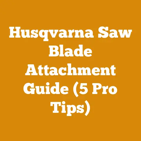 Husqvarna Saw Blade Attachment Guide (5 Pro Tips)
