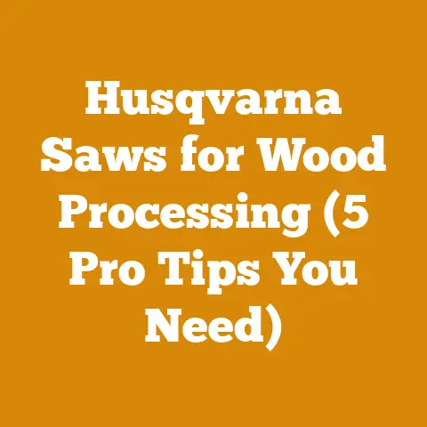 Husqvarna Saws for Wood Processing (5 Pro Tips You Need)