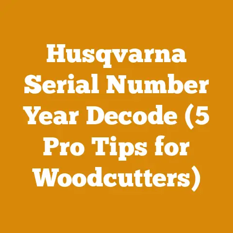 Husqvarna Serial Number Year Decode (5 Pro Tips for Woodcutters)