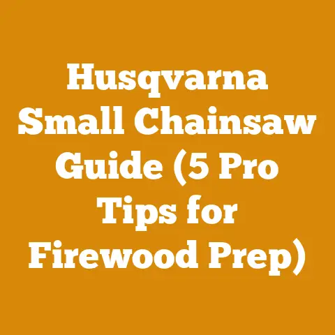 Husqvarna Small Chainsaw Guide (5 Pro Tips for Firewood Prep)