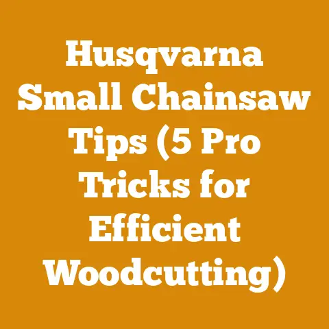 Husqvarna Small Chainsaw Tips (5 Pro Tricks for Efficient Woodcutting)