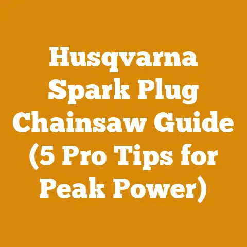 Husqvarna Spark Plug Chainsaw Guide (5 Pro Tips for Peak Power)