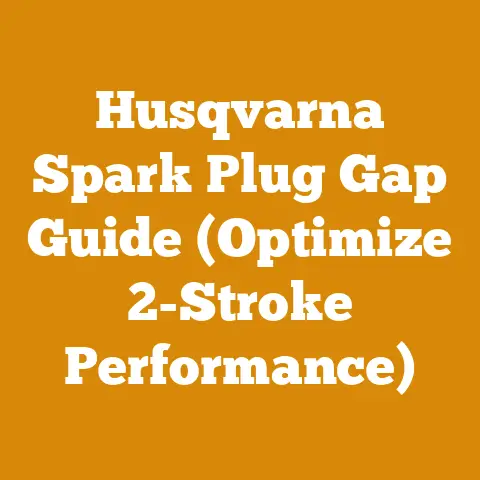 Husqvarna Spark Plug Gap Guide (Optimize 2-Stroke Performance)