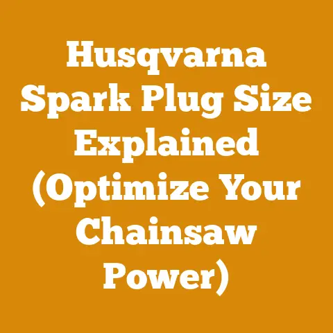 Husqvarna Spark Plug Size Explained (Optimize Your Chainsaw Power)
