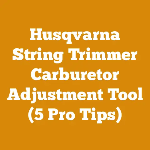 Husqvarna String Trimmer Carburetor Adjustment Tool (5 Pro Tips)