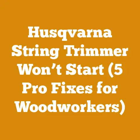 Husqvarna String Trimmer Won’t Start (5 Pro Fixes for Woodworkers)