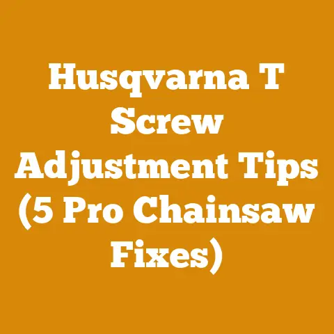 Husqvarna T Screw Adjustment Tips (5 Pro Chainsaw Fixes)