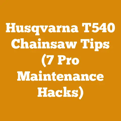 Husqvarna T540 Chainsaw Tips (7 Pro Maintenance Hacks)