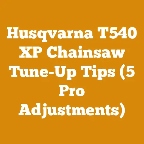 Husqvarna T540 XP Chainsaw Tune-Up Tips (5 Pro Adjustments)