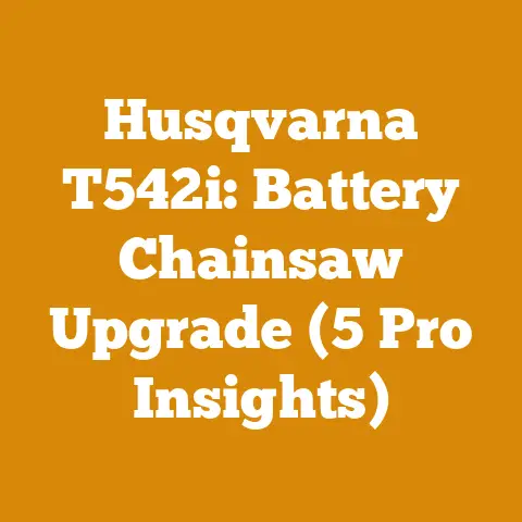 Husqvarna T542i: Battery Chainsaw Upgrade (5 Pro Insights)