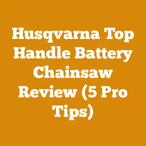 Husqvarna Top Handle Battery Chainsaw Review (5 Pro Tips)