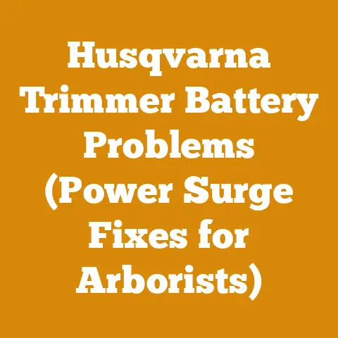 Husqvarna Trimmer Battery Problems (Power Surge Fixes for Arborists)