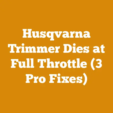 Husqvarna Trimmer Dies at Full Throttle (3 Pro Fixes)