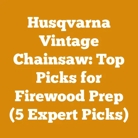 Husqvarna Vintage Chainsaw: Top Picks for Firewood Prep (5 Expert Picks)