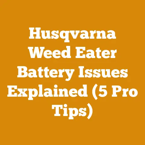 Husqvarna Weed Eater Battery Issues Explained (5 Pro Tips)