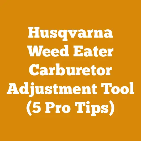 Husqvarna Weed Eater Carburetor Adjustment Tool (5 Pro Tips)