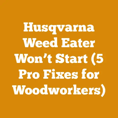 Husqvarna Weed Eater Won’t Start (5 Pro Fixes for Woodworkers)