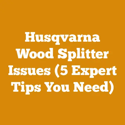 Husqvarna Wood Splitter Issues (5 Expert Tips You Need)