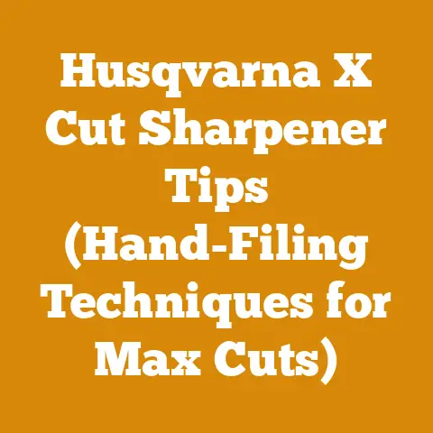 Husqvarna X Cut Sharpener Tips (Hand-Filing Techniques for Max Cuts)