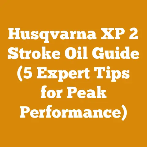 Husqvarna XP 2 Stroke Oil Guide (5 Expert Tips for Peak Performance)