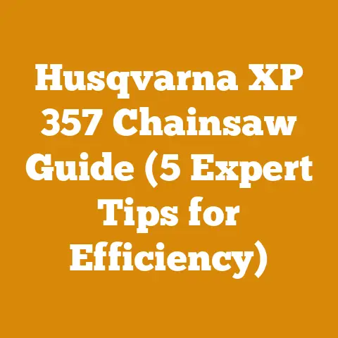 Husqvarna XP 357 Chainsaw Guide (5 Expert Tips for Efficiency)