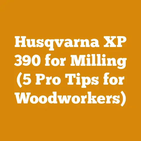 Husqvarna XP 390 for Milling (5 Pro Tips for Woodworkers)