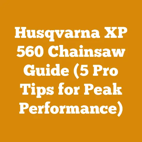 Husqvarna XP 560 Chainsaw Guide (5 Pro Tips for Peak Performance)