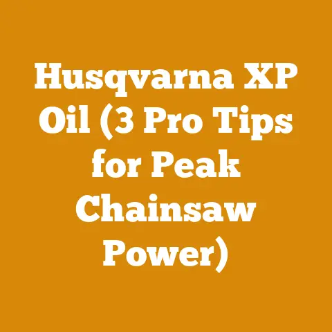 Husqvarna XP Oil (3 Pro Tips for Peak Chainsaw Power)