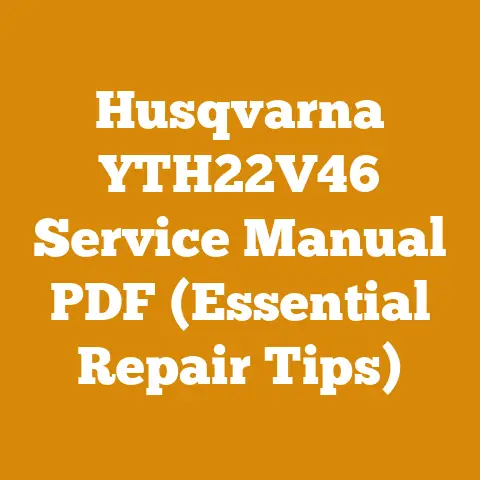 Husqvarna YTH22V46 Service Manual PDF (Essential Repair Tips)