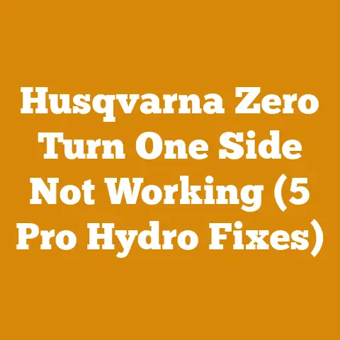 Husqvarna Zero Turn One Side Not Working (5 Pro Hydro Fixes)