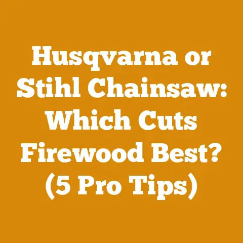 Husqvarna or Stihl Chainsaw: Which Cuts Firewood Best? (5 Pro Tips)