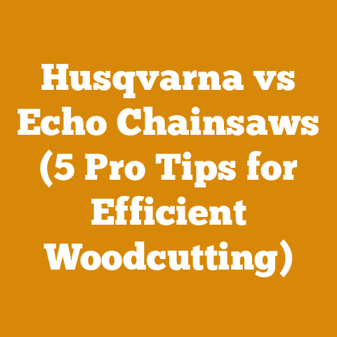 Husqvarna vs Echo Chainsaws (5 Pro Tips for Efficient Woodcutting)