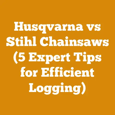 Husqvarna vs Stihl Chainsaws (5 Expert Tips for Efficient Logging)